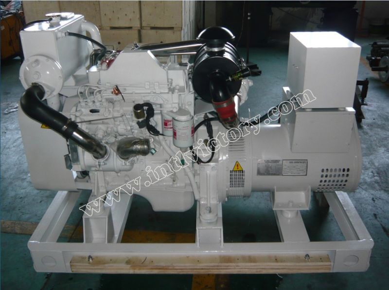 40kVA~250kVA Cummins Marine Auxiliary Diesel Generator with CCS/Imo Certification