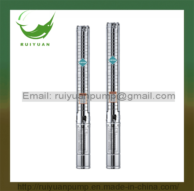 4 Inches 0.37kw 0.5HP Copper Wire Stainless Steel Deep Well Submersible Water Pump (4SP2/9-370W)