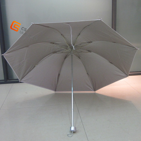 Three Fold Manual Open Slived Coated Fabric Umbrella (YST007A)