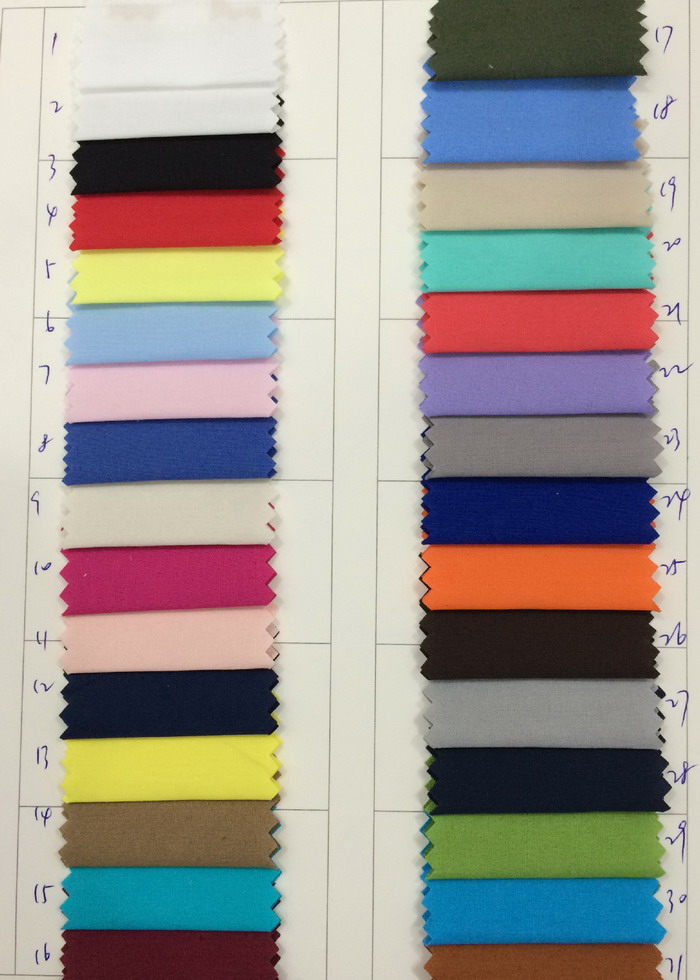 100% Cotton Plain Weave Shirt Fabric