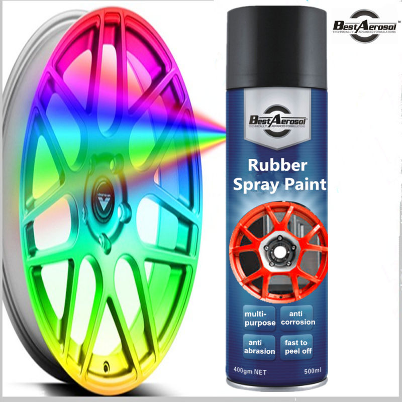 Car Peelable Silicone Rubber Paint Removable Spray Rubber Spray Paint