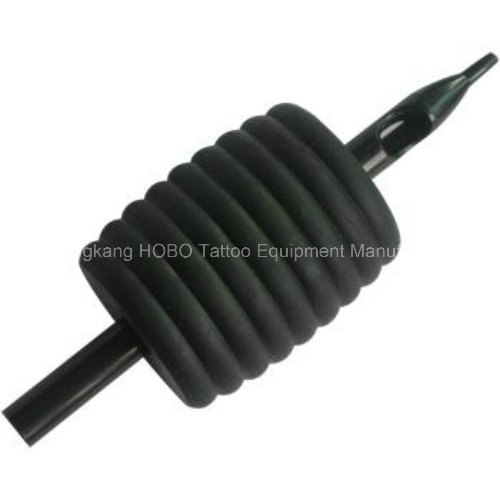 Wholesale All Black Products Style Silicone Rubber Disposable Tattoo Tube