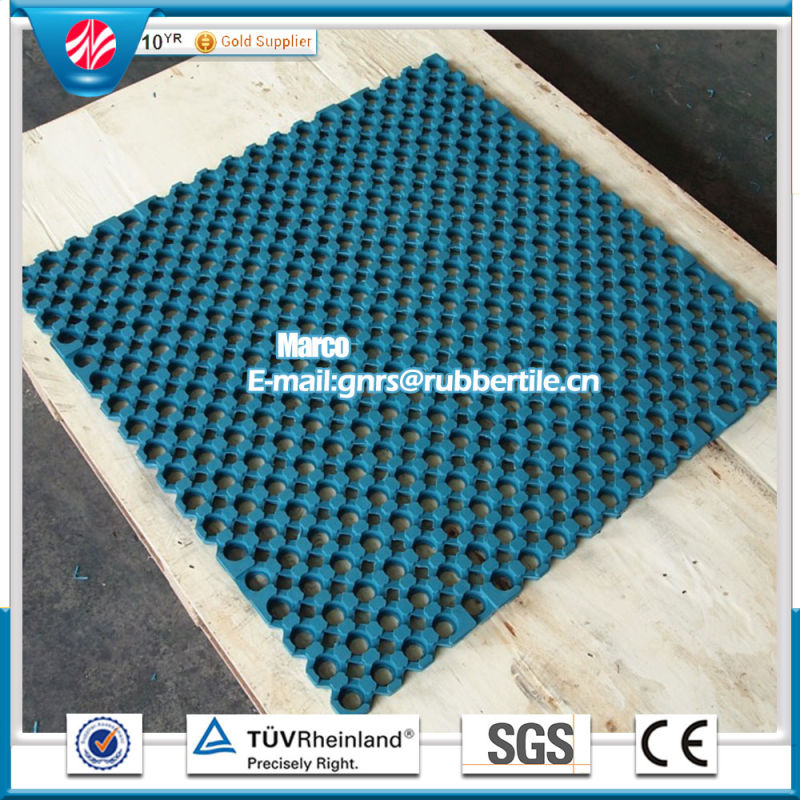 Colorful Rubber Mat, Circular Hole Rubber Mat, Kitchen Anti-Slip Mat, Anti-Static Rubber Mat