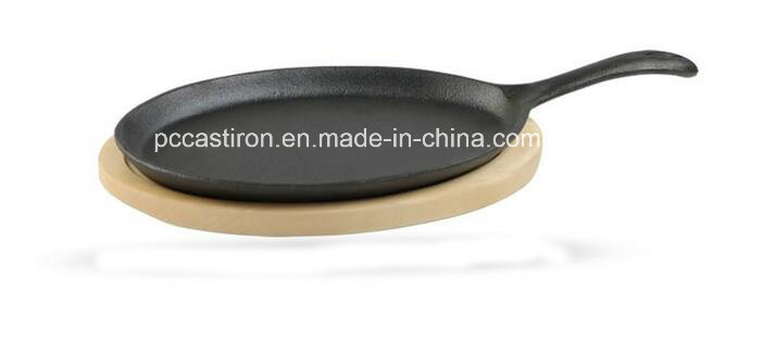 Preseasoned Cast Iron Fajita Sizzler Pan Manufacturer From China