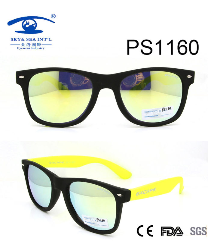 2016 High Quality New Arrival Plastic Sunglasses (PS1160)