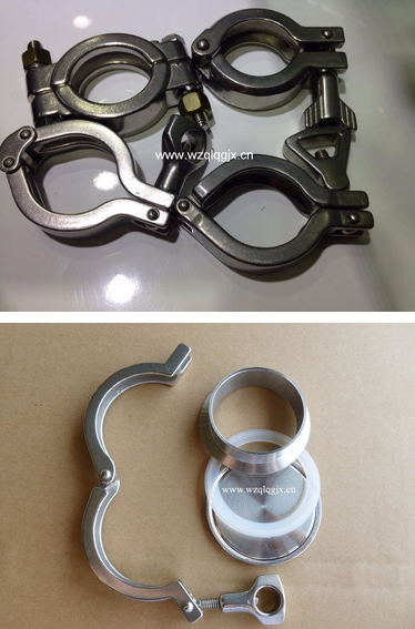 Made in China Stainless Steel Pipe Fittings Sanitary Pipe Clamp