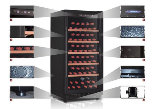 CE/GS Approved 270l Wine Refrigerator