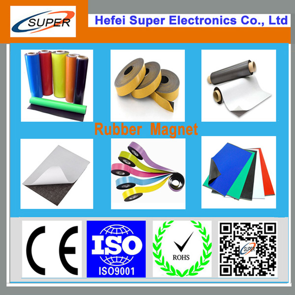 Industrial Application Soft Magnet Paper Rubber Magnet Roll