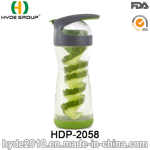 Hot Sale 500ml Glass Fruit Infusion Bottle, BPA Free Fruit Infusion Bottle (HDP-2058)