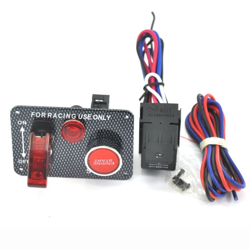 Racing Car Electronics One Switch Kit Panel Engine Start Button Toggle