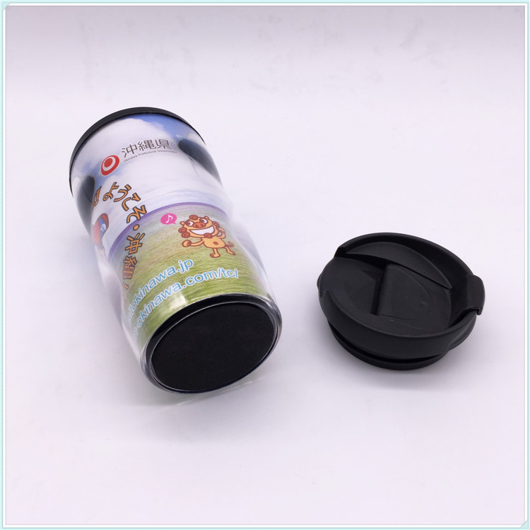 FDA Standard 12oz, 16oz, 20oz PP Reusable Coffee Cup with Lid, 100% BPA
