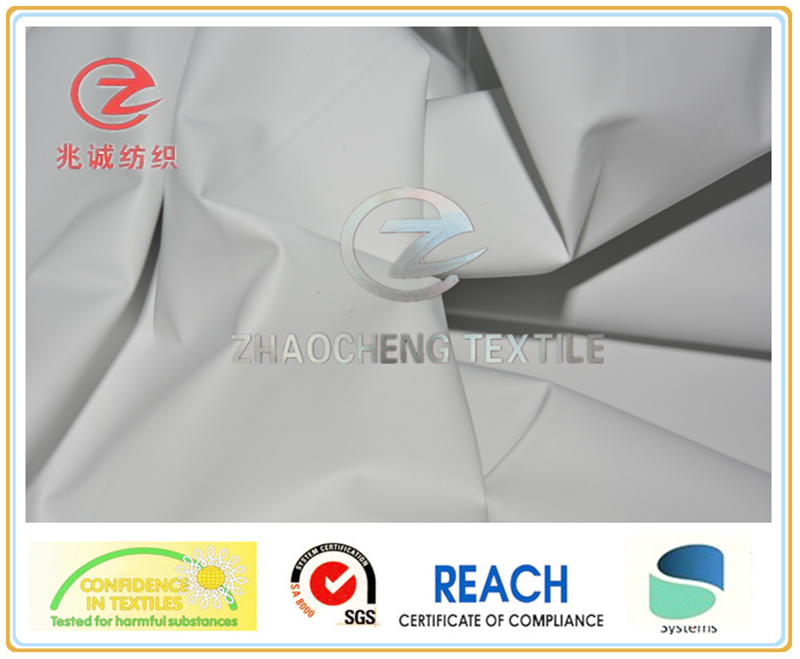 320t Nylon Taslon with Breathable and Water Vapor Permeability (ZCFF031)