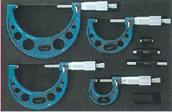 Painted Frame Micrometers Ratchet Stop