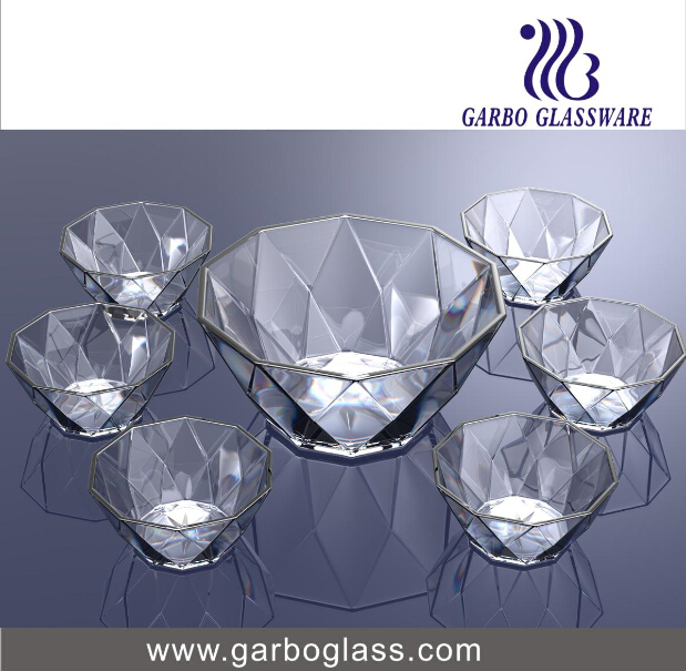 7PCS Salad Bowl Set Glassware (TZ7-GB16040)