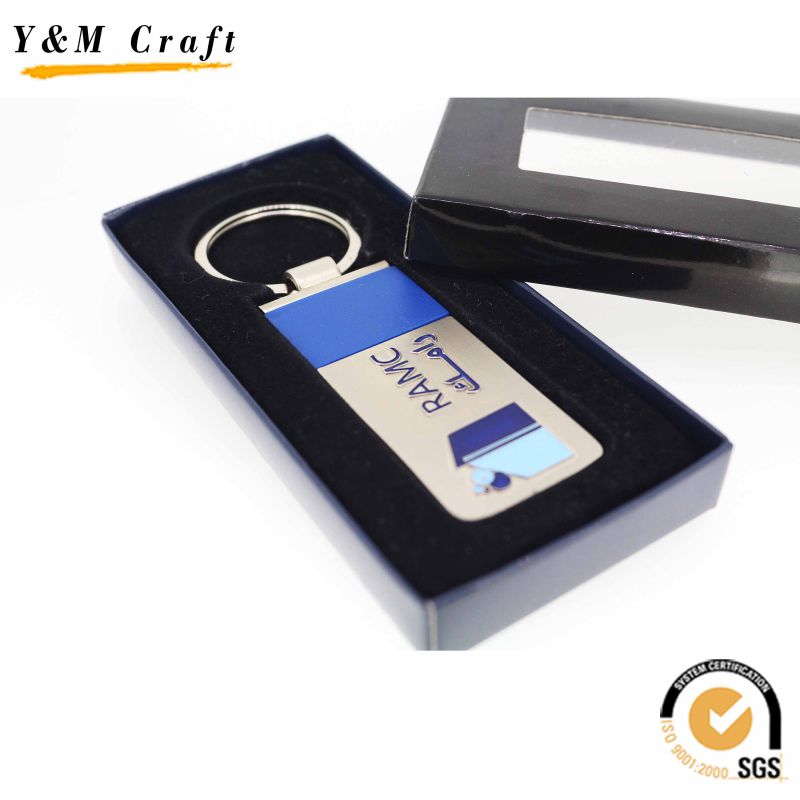 Wholesale Special Design Round Metal Key Ring Keychain (Y02449)