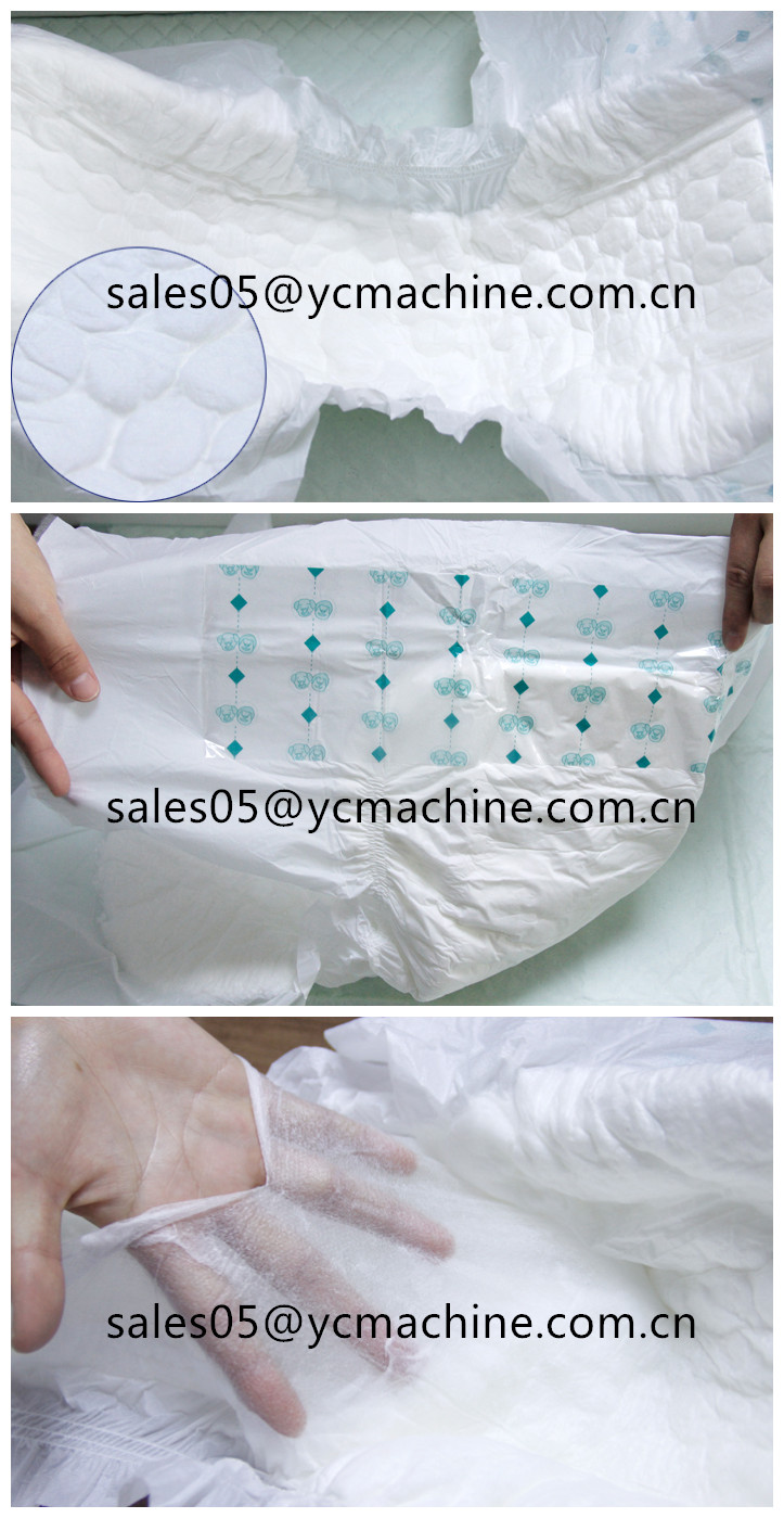 Incontinence Pads Adult Briefs Making Machine for Old People and Puerpera