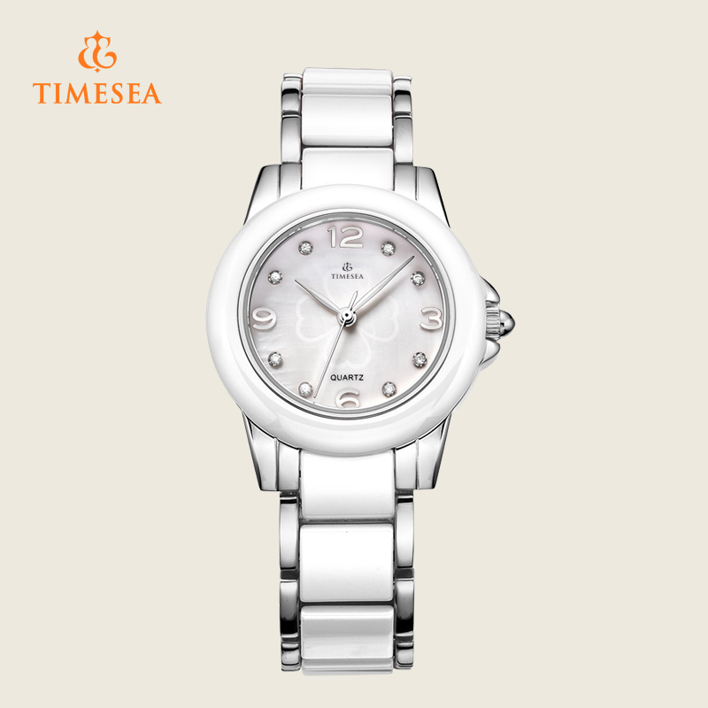 White Ceramic Quartz Fashion Wrist Watch 71123