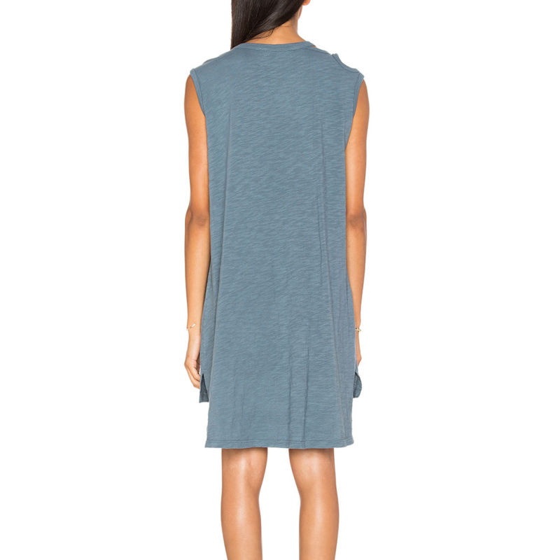 Short Front Longer Back Jersey Dress