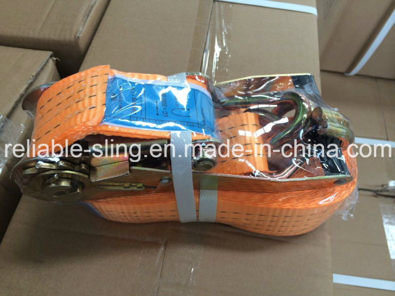 Polyester Webbing Ratchet Tie Down Strap/Ratchet Straps/High Quality Webbing Sling