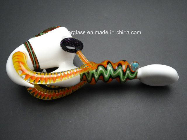 Factory Wholesale! Beautiful Hand Made Heady Glass Pipe Smoking Pipe