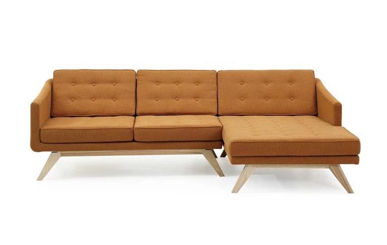 Home Design Furniture Living Room Sofa with Wooden Leg