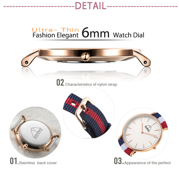 Simple Design Alloy Material Diamond Watch for Ladies (DC-1087)