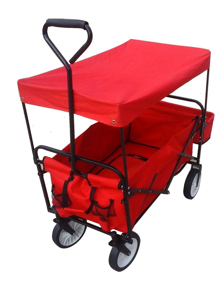 Red Popular Kid Sack Folding Transportation Wagon Cart Fw3016