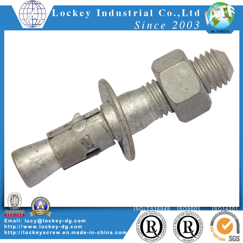 ASTM A325 Structural Bolt, Alloy Steel, Heat Treated, 120/105ksi Minimum Tensile Strength