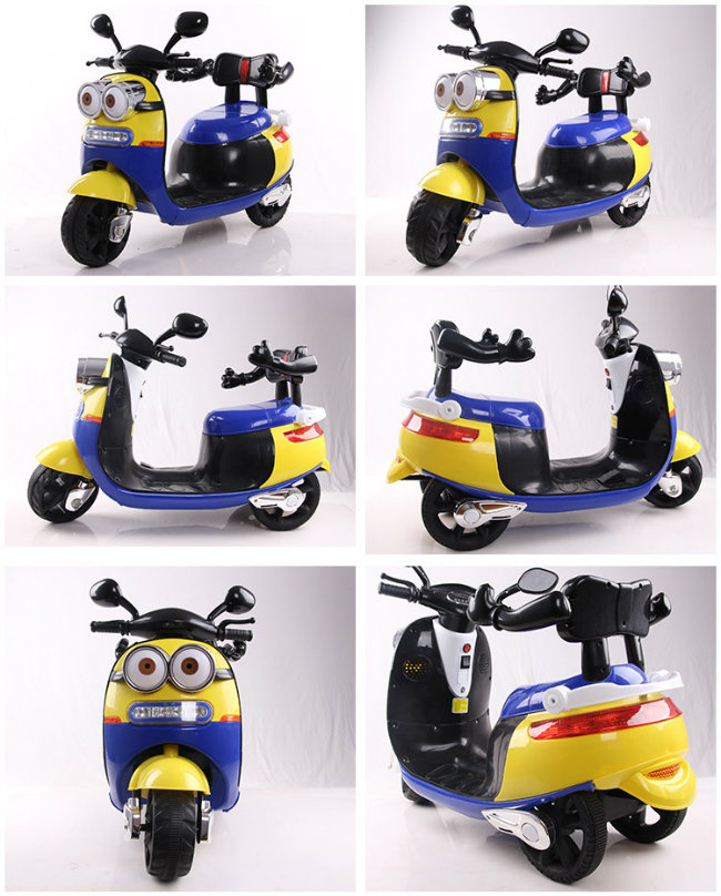 Plastic Ride on Electric Power Mini Kids Motorcycle for Sale