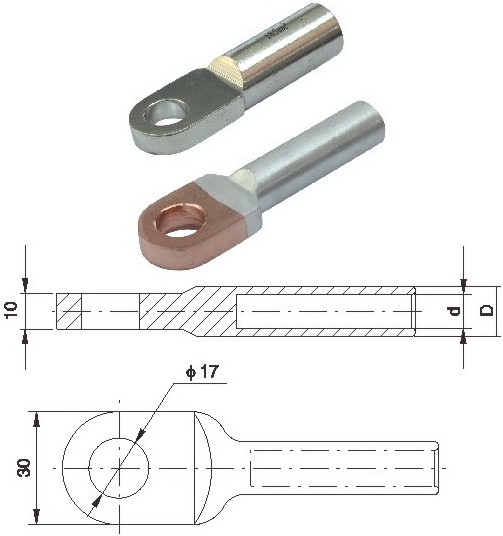 Dtcl Type Copper & Aluminum Terminals for Cable Distribution Box