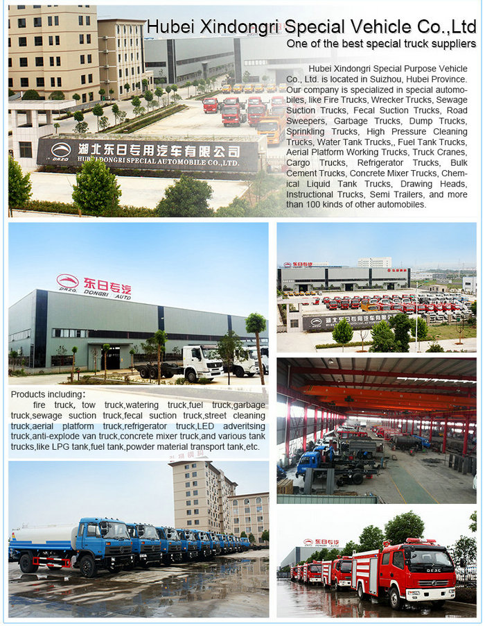10m Dongfeng Vertical Lift Aerial Platform Truck Euro5