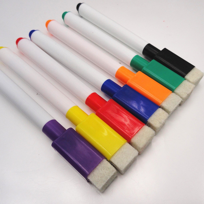 Non-Toxic Magnetic Dry Erase Marker with Brush