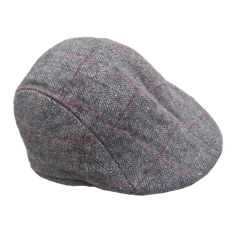 Kids Children Boys Girls Unisex Woolen Classic Winter Autumn Newsboy Driving Tweed Hat Cap (HW816)