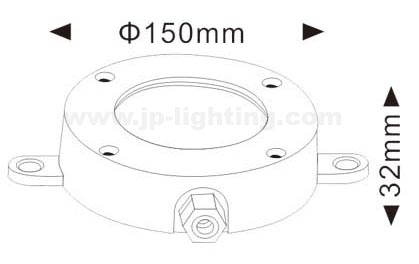 IP68 RGB LED Underwater Light of Surface Mountable Pool Light (JP94263)