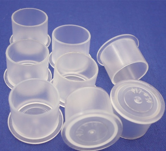 Plastic Tattoo Ink Cups with Base