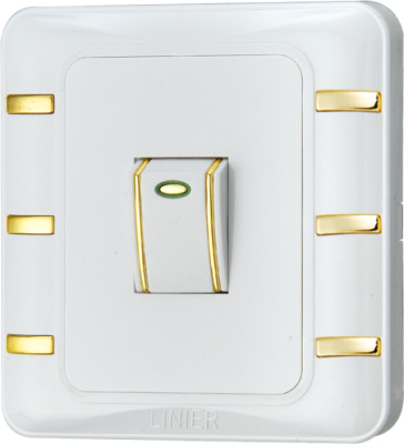 Bangladesh Type switch 1 Gang 1way Wall Switch, Pakistan Wall Socket