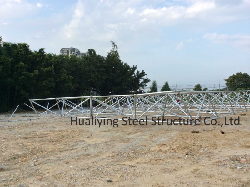 Space Grid Structures Roofing of Workshop in Guangzhou with Large Span