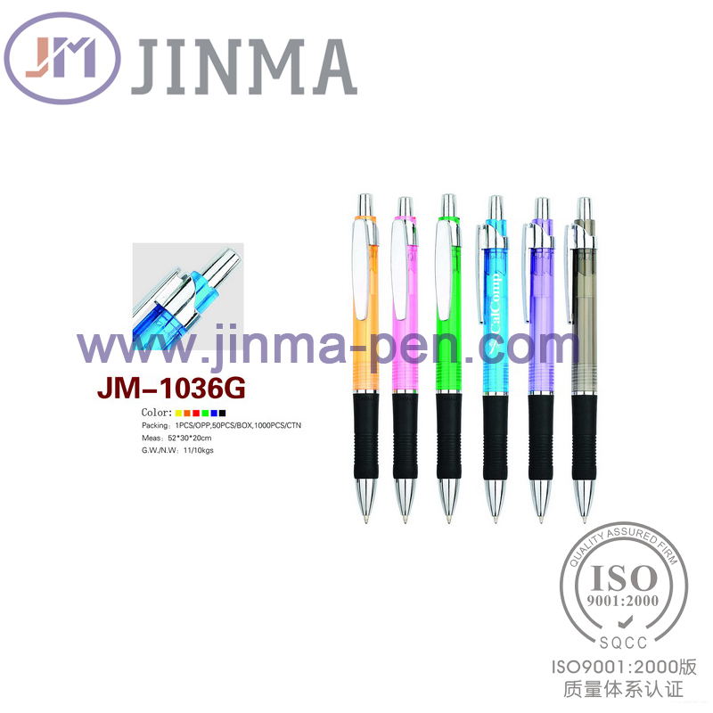 The Promotion Gifts Plastic Gel Ink   Pen Jm-1036g