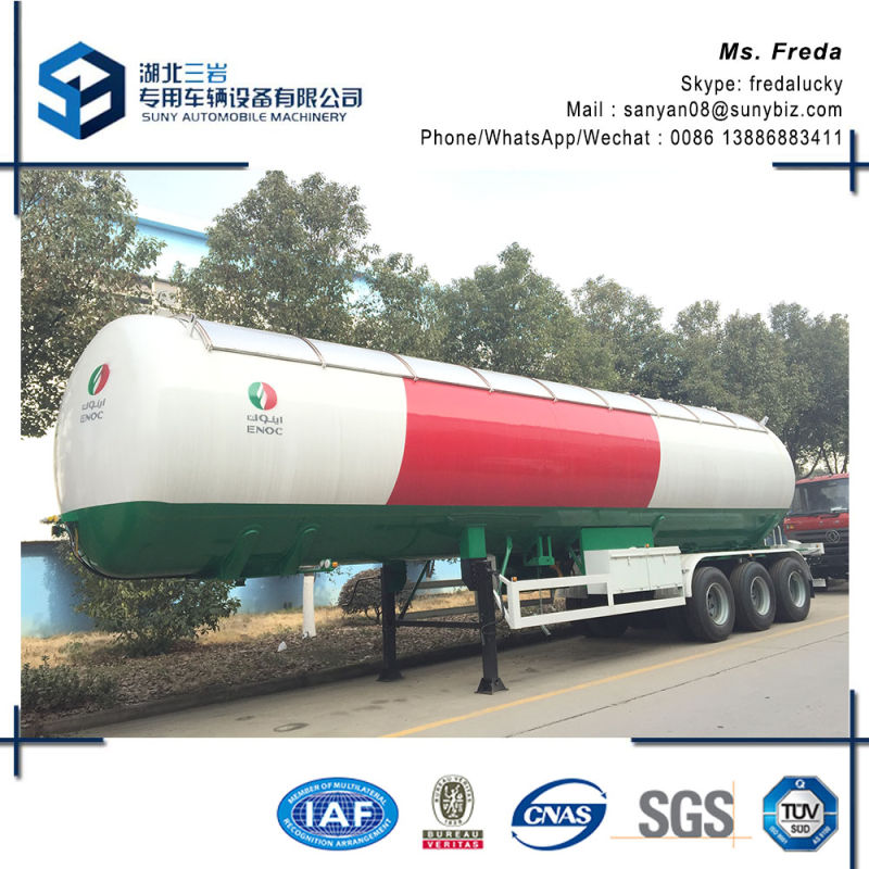 Tri-Axles BPW Alxes 35t LPG Tank Semi Trailer