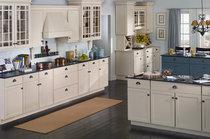 American Water Resistant Assembled Kitchen Cabinet with Countertop