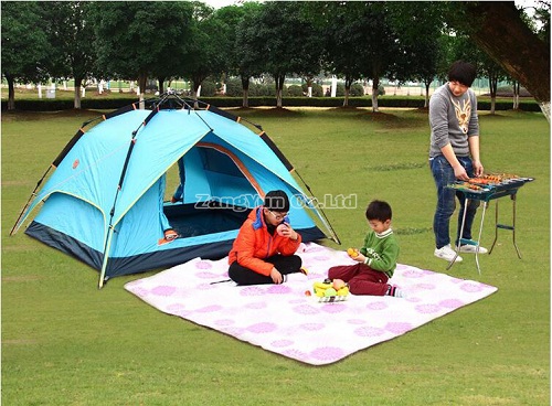 3-4 Person, Tentfull Automatic Cheap Camping Tent