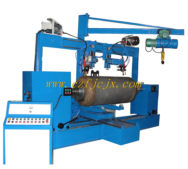 Two Torches Circumferential Seam Welding Hydraulic Equipment