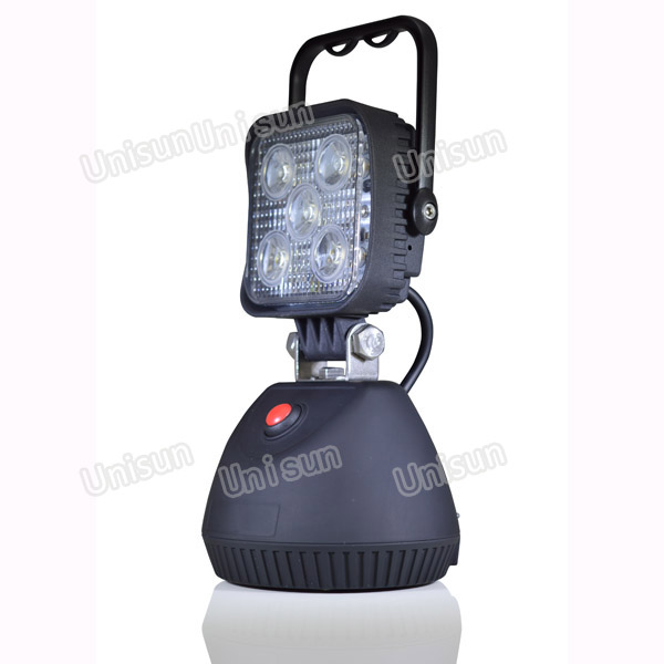 15W Magnetic Rechargeable Switch on/off LED Work Lamp