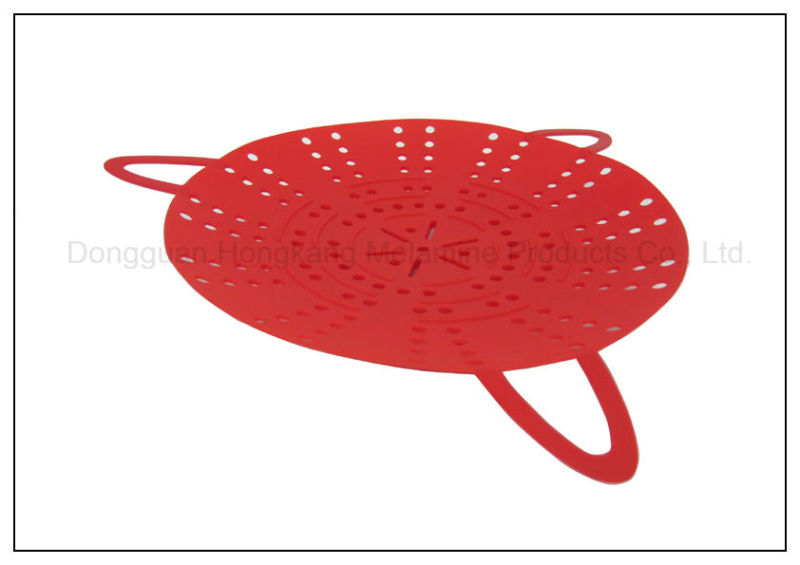 Silicone Food Steamer with Handle (RS04)
