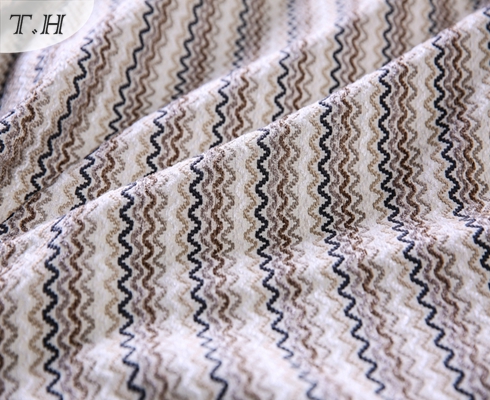 2017 a&B Series Jagged Pattern Linen Sofa Fabric