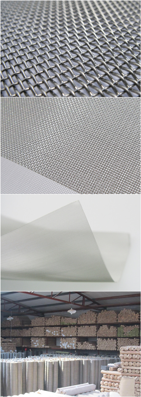 China Low Price Stainless Steel Wire Mesh Screen Plain Weave