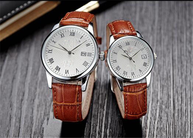 Yxl-335 New Style Alloy Leather Strap Couple Watch Manufacturer Simple Design Custom Watch Calendar