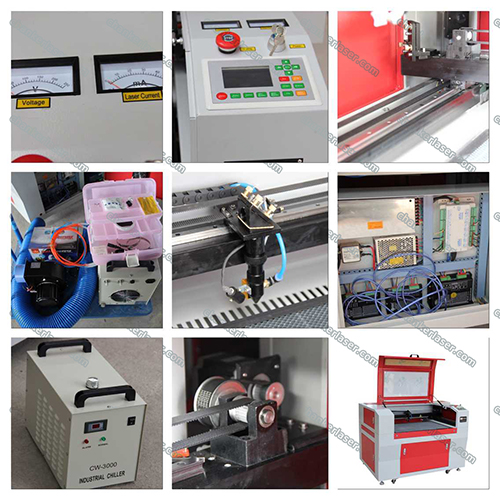 Paper Wood Plastic Acrylic Glass CO2 Laser Cutting Engraving Machine