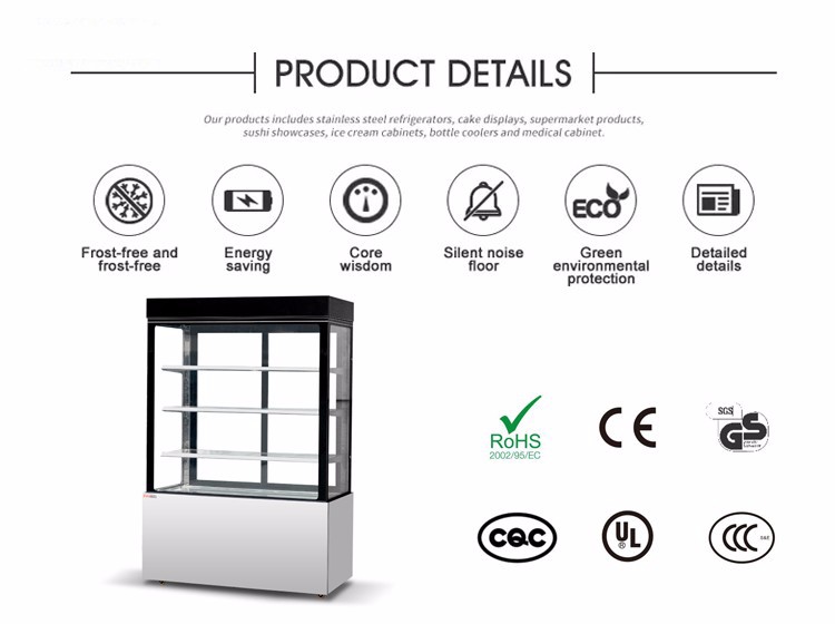 supermarket cake cabinet