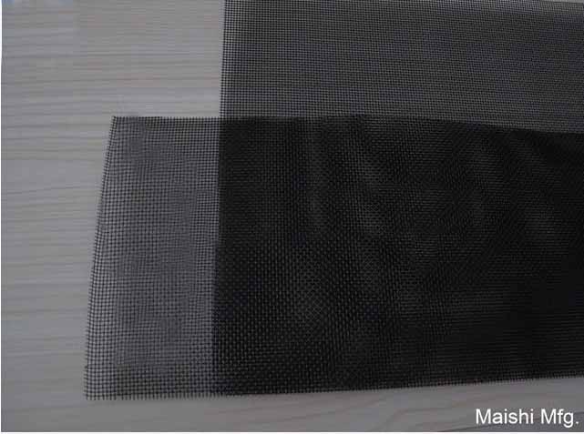 Stainless Steel Marine Grade Mesh Screen with Black Powder Coating